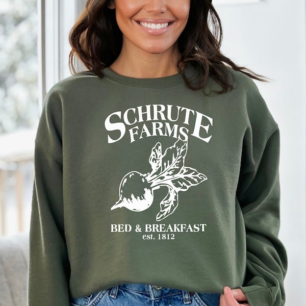 Schrute Farms Sweatshirt, Schrute Farms Shirt, Dwight Sweatshirt, Funny Dwight Sweatshirt, Schrute Farms Apparel