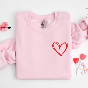 Valentine Sweatshirts, Heart Valentine Sweatshirt, Valentine Sweatshirt Gift, Valentine Heart Sweatshirt, Valentine Women Sweatshirt