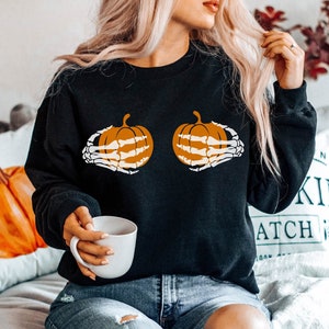 Pumpkin outlet nipple sweatshirt
