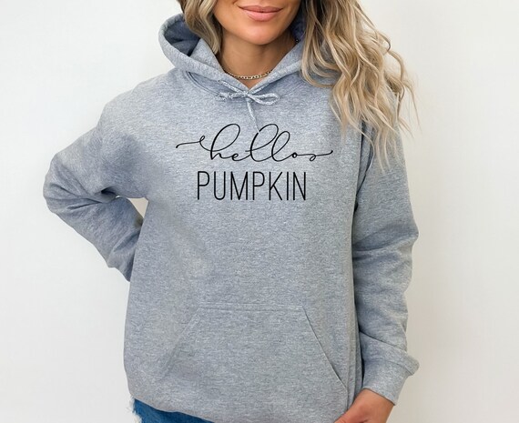 Hello Pumpkin Fall Sweatshirt, Pumpkin Crewneck, Pumpkin Season