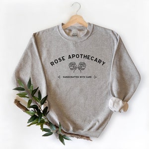 Rosen apotekare tröja, Rosen apotekare hoodie, handgjord med omsorg, Moira Rose hoodie, David Rose hoodie, rosen apotekare gåva Sport Gray