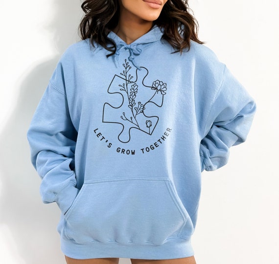 Autism Sweatshirt, Autism Mom Shirts, Autism Teacher Sweatshirt, Autism Support, Puzzle Sweatshirt, Autism Mom Gift, Paraprofessional Shirt
