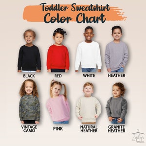 Cozy toddler sweatshirt in various colors, made from soft, breathable fabric. Features some cute prints on the front, ribbed cuffs, and a comfortable fit for active play.