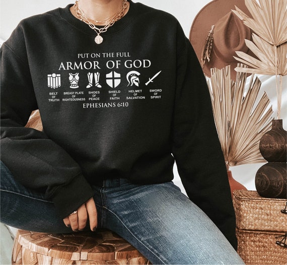 Put on Full Armor of God Christian Hoodie Put on Full Armor of God Christian Hoodie