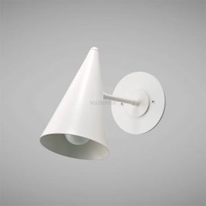 Mid Century Modern Wall Sconce | Minimalist Brass Wall Light Fixture | Scandinavian Style  | Bedroom Reading | Adjustable Wall Mount Lamp