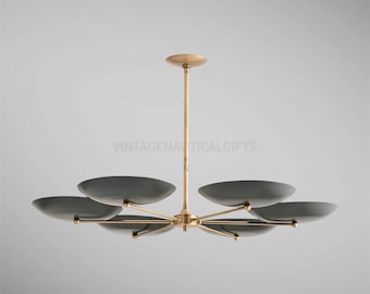 Mid Century Modern Sputnik Chandelier...