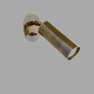 1950s Vintage Brass Wall Sconce Adjustable Spotlight Industrial Style Wall Light Fixture Mid Century Modern retro wall Lights Home Decor