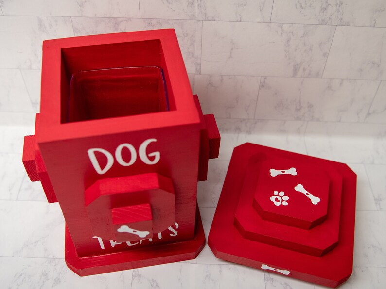 Dog Treat Container Fire Hydrant Treat Storage Pet Lover Etsy