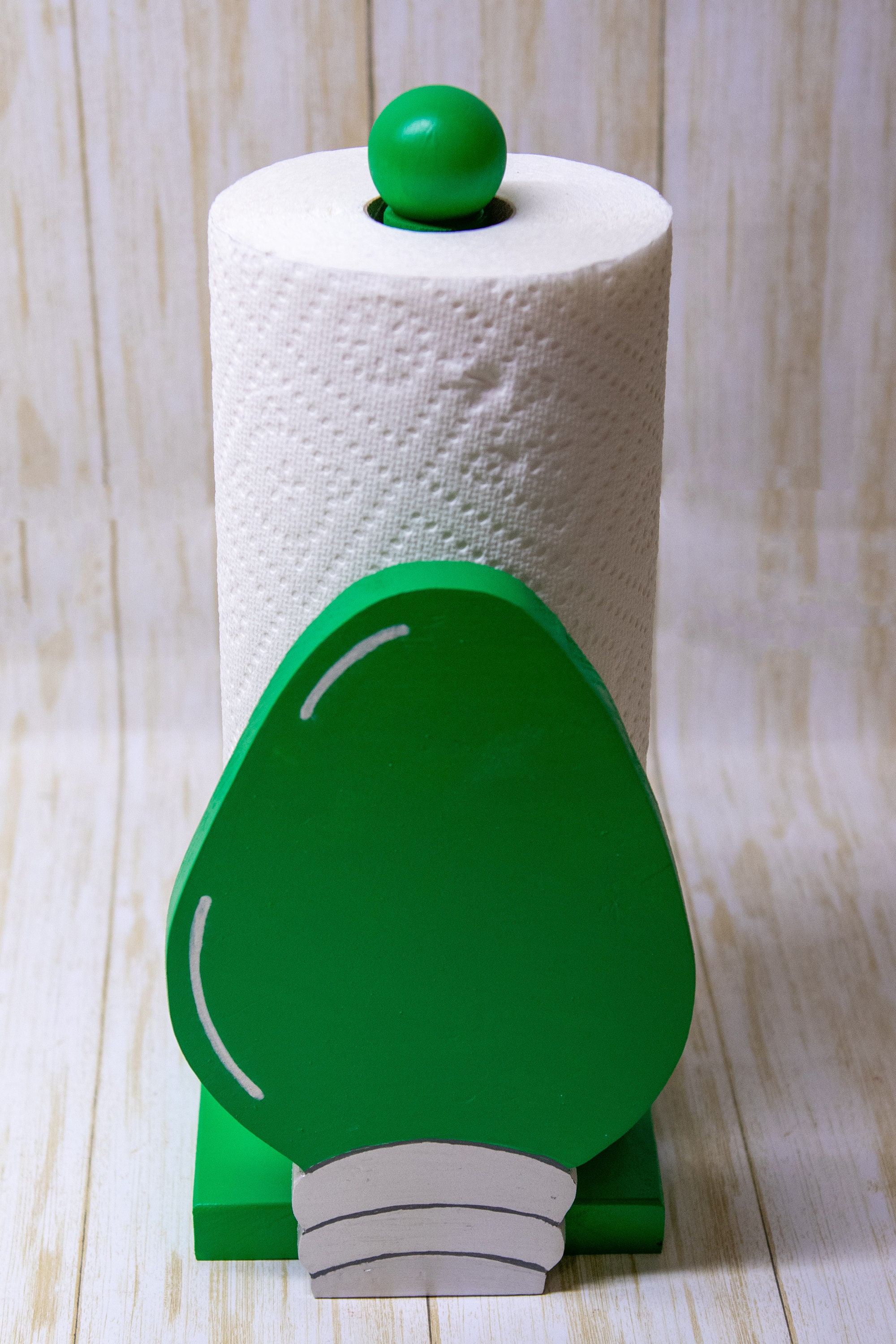 Christmas Paper Towel Holder Holiday Kitchen Decor Standing Etsy