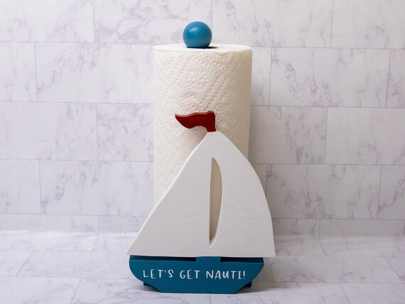 Standing paper towel holder sale