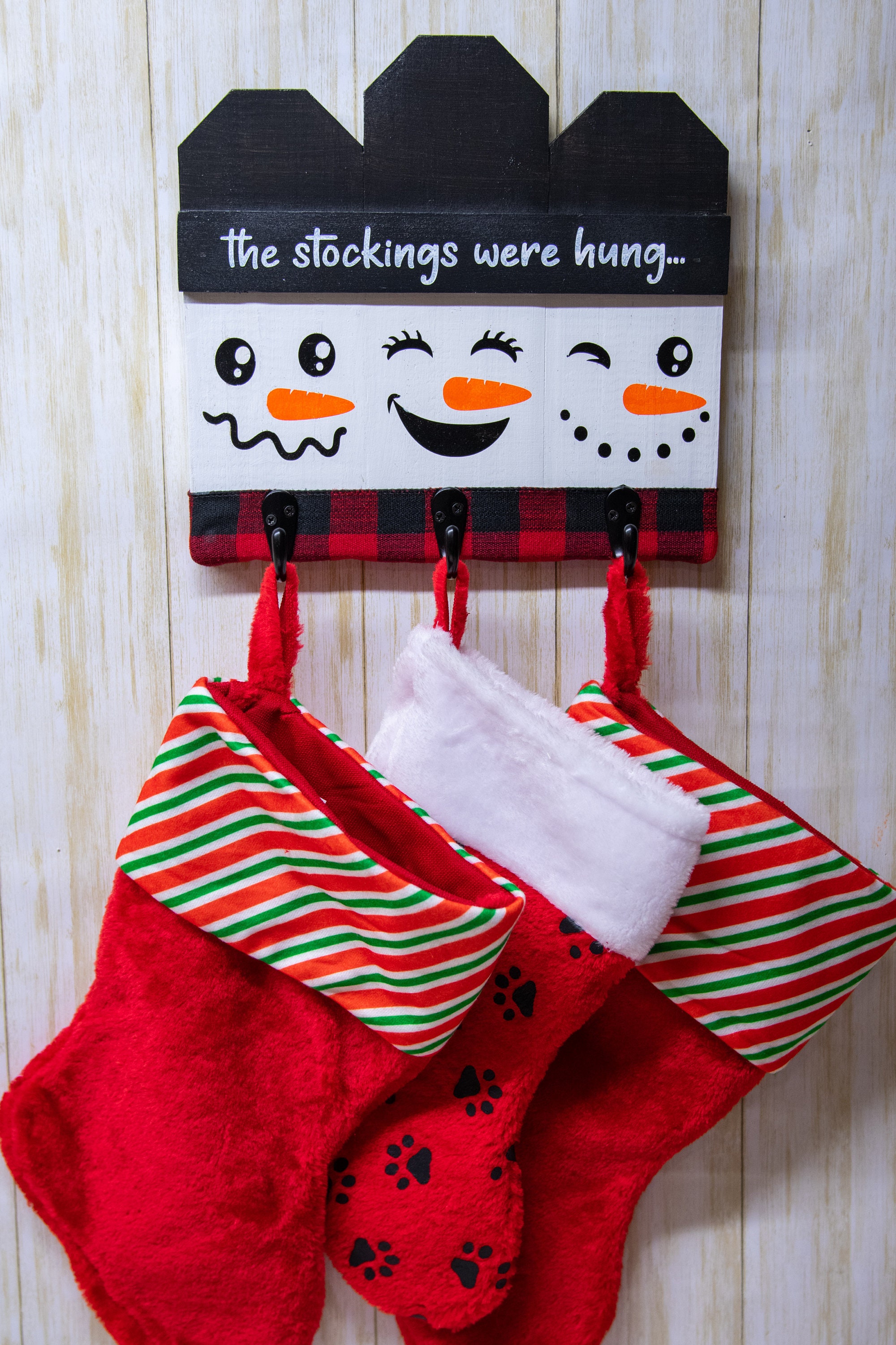 Christmas Stocking Hanger Stocking Holder for the Wall the Etsy