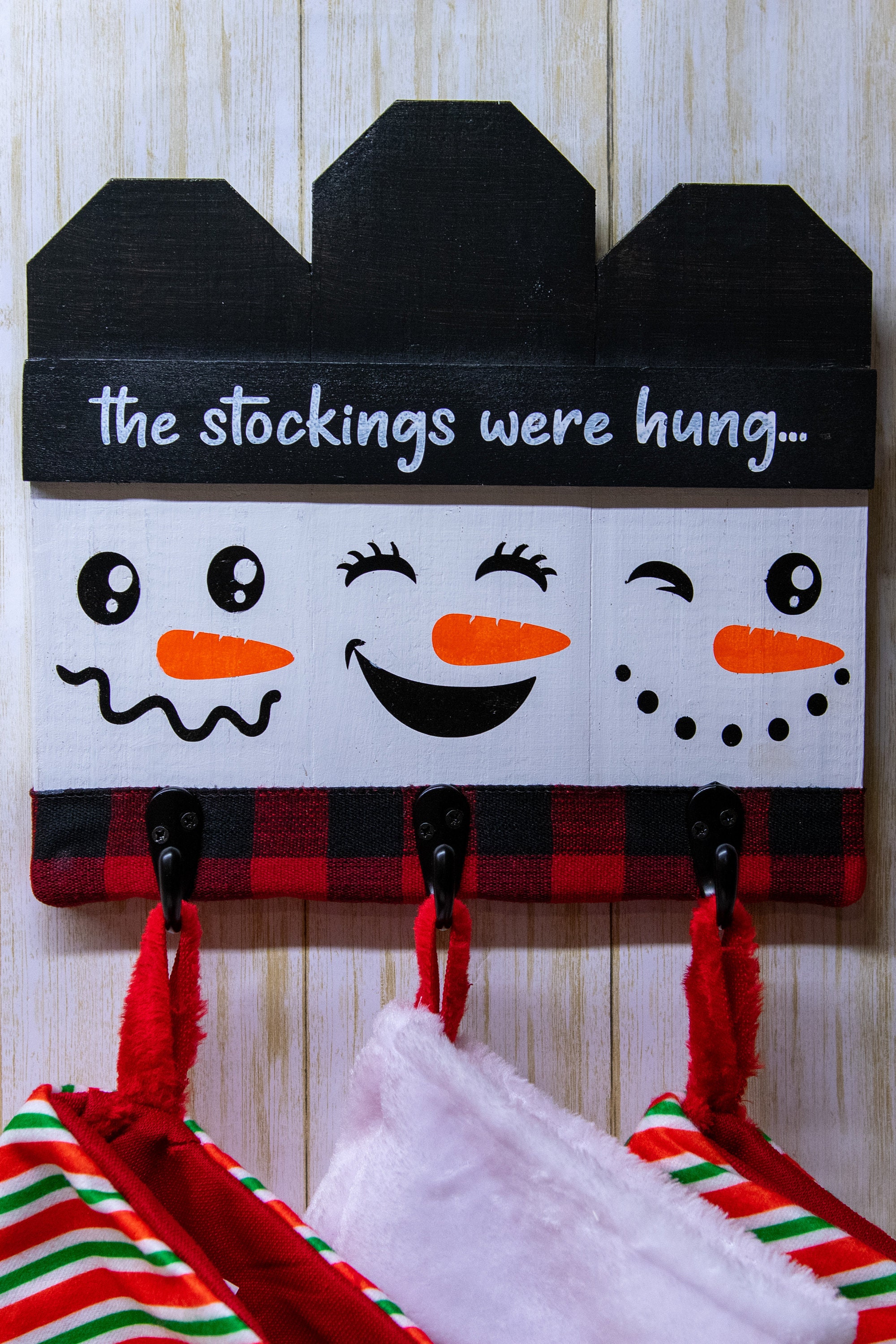 Christmas Stocking Hanger Stocking Holder for the Wall the Etsy