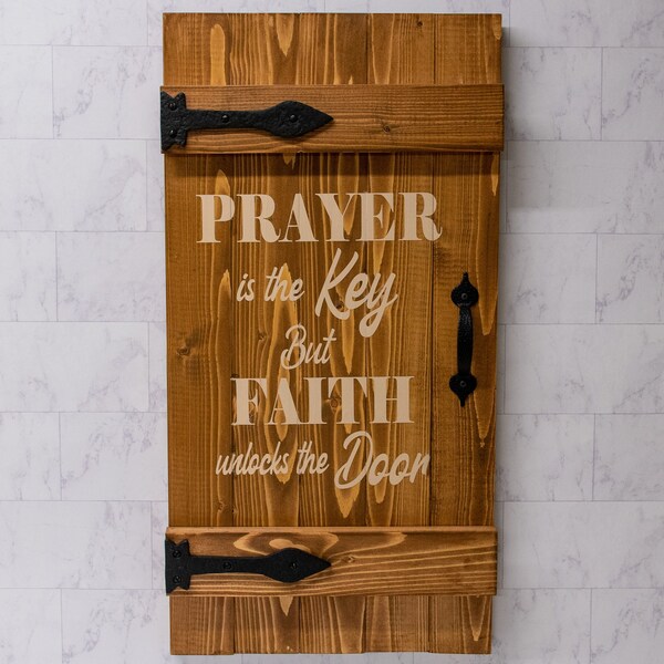 Jesus is the Key to Heaven but Faith Unlocks the Door Svg Etsy