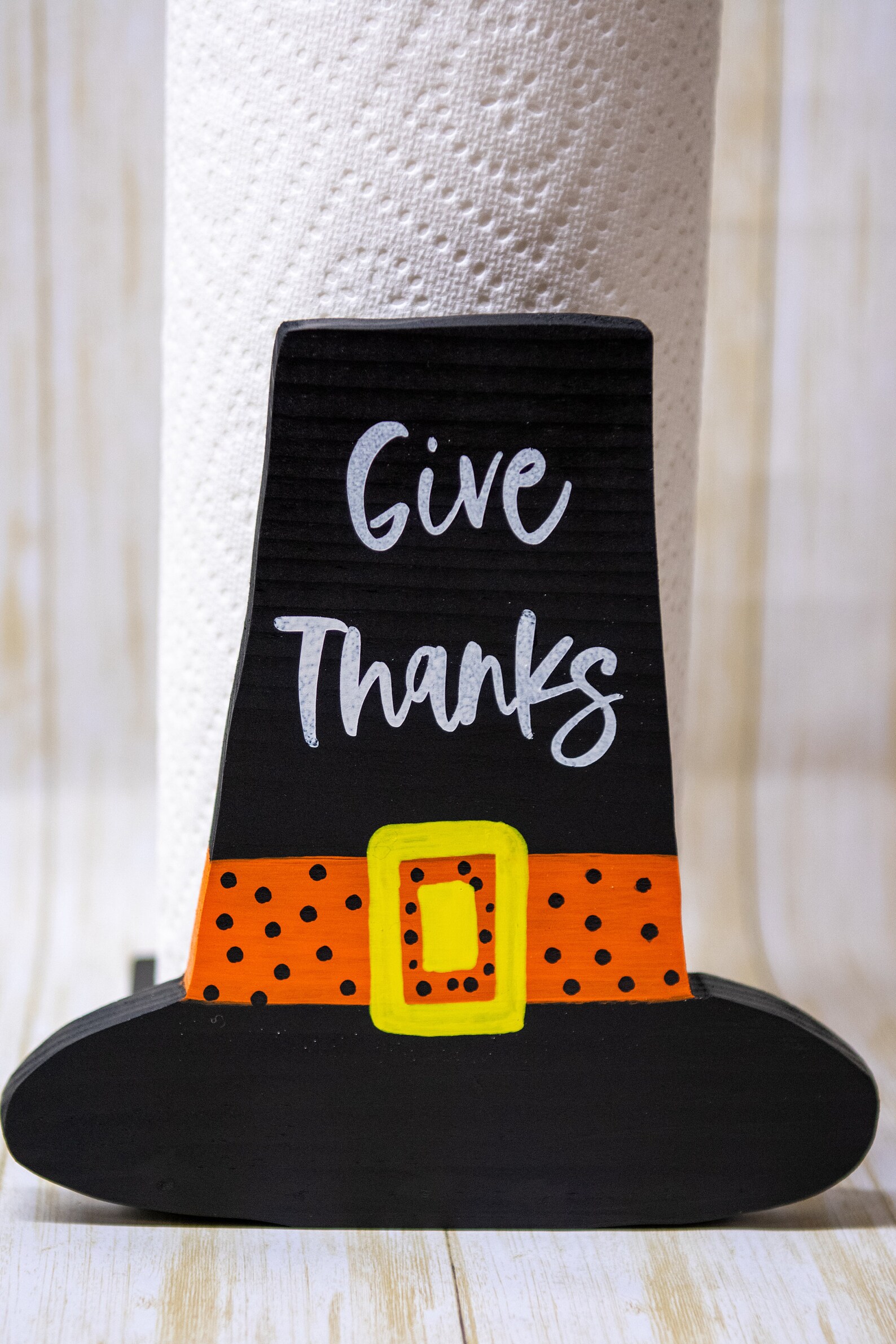 Standing Paper Towel Holder Fall or Autumn Kitchen Decor Etsy