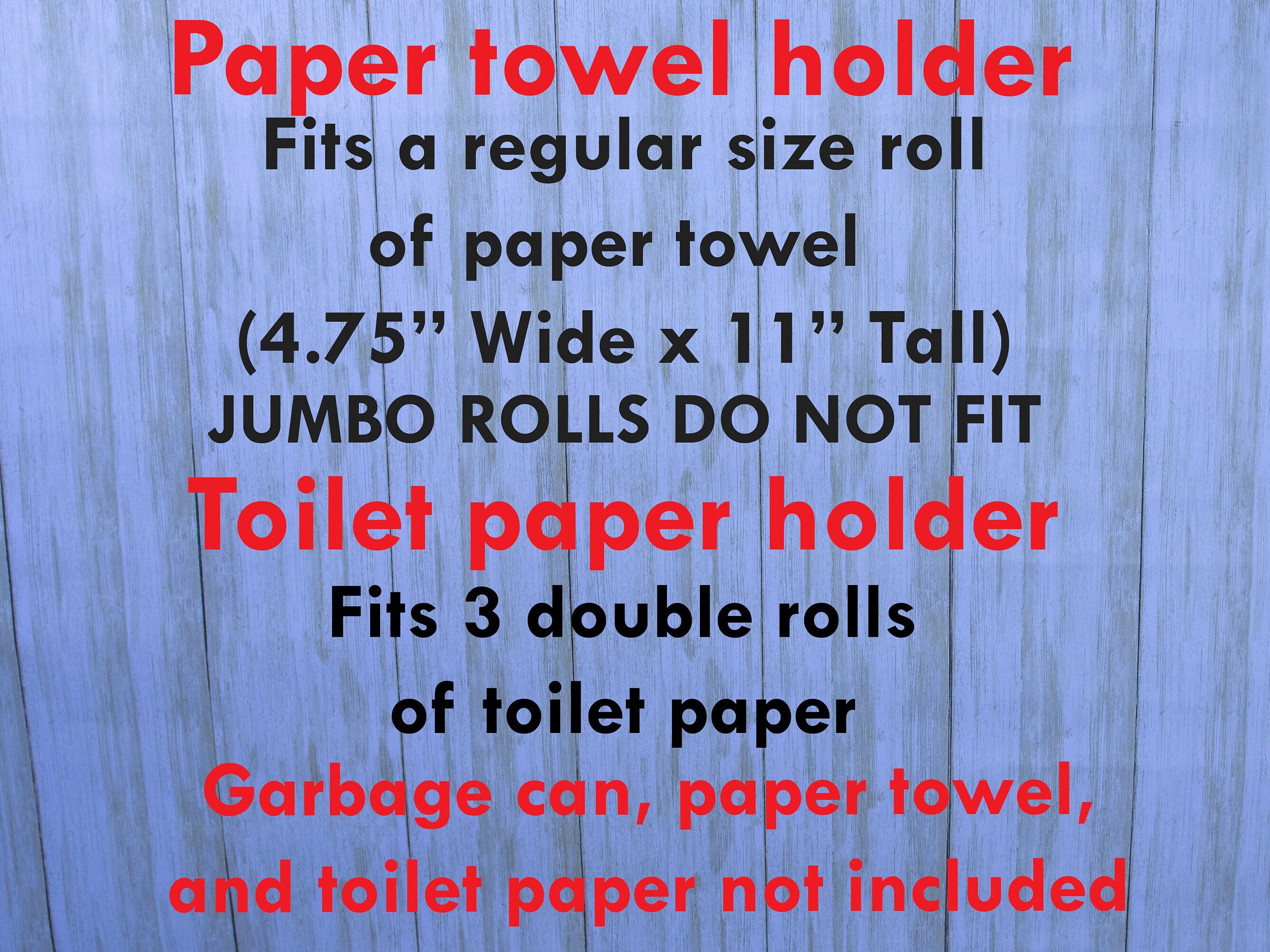 Standing Paper Towel Holder Spare Toilet Paper Roll Holder Etsy