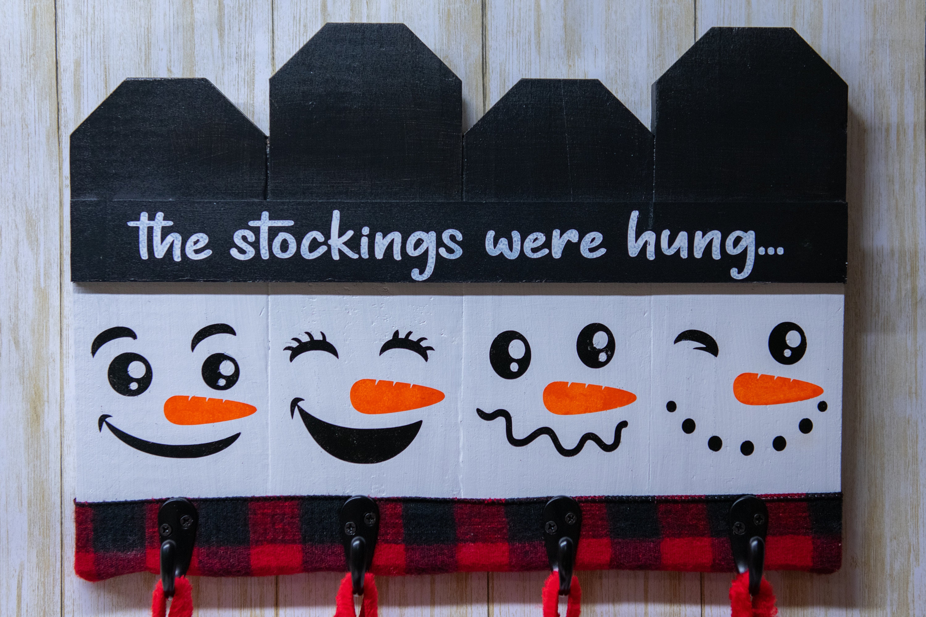 Christmas Stocking Hanger Stocking Holder for the Wall the Etsy