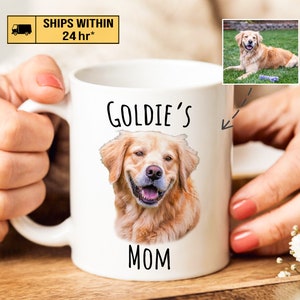 Custom Dog Mug, Dog Picture Mug, Dog Coffee Mug Personalized, Dog Face Mug, Custom Pet Lover Mug, Dog Photo Mug, Dog Mom / Dad Gift