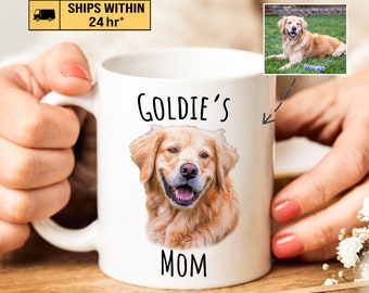 Custom Dog Mug, Dog Picture Mug, Dog Coffee Mug Personalized, Dog Face Mug, Custom Pet Lover Mug, Dog Photo Mug, Dog Mom / Dad Gift
