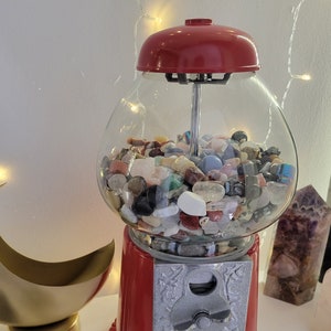 ULTIMATE Crystal Vending Machine Set of Crystals, Confetti Scoop, Crystal Gum-ball Machine, Mystery Crystal Bag, Birthday Crystals