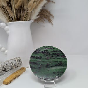 Ruby Zoisite Plate, Ruby Zoisite Statement Piece, Ruby Zoisite, Anyolite, Motivation Crystals, Crystal Mystery Box, Crystal Confetti, Ruby