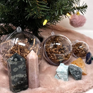 Crystal Ornament, Mystery Crystal Ornament, Crystal Mystery Box, Witchy Advent Calendar, Advent Calendar,, Mystery Gift,Crystal Advent, Gift