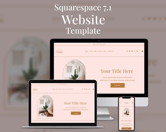 Real Estate Agent Squarespace Website Template | Website Template for ...