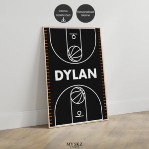 Benutzerdefinierte Basketball Name Print, Name Print, personalisierte Name Print, Name Printable, Basketball personalisierte Name Print, Sport Namen Zeichen