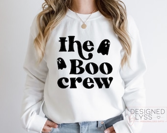 Boo Crew PNG, SVG, JPG | Halloween Shirt