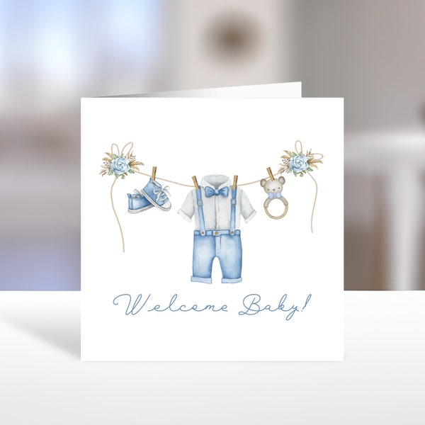 Printable Baby Boy Card It's a Boy Card - Etsy