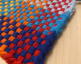 Woven Potholder - Cotton - Handmade