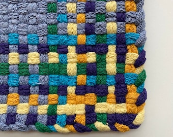 Woven Potholder - Cotton - Handmade