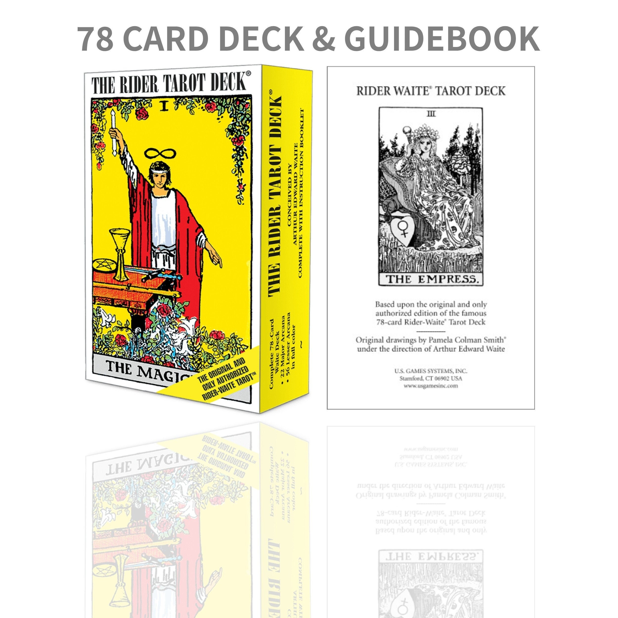 Rider Waite Tarot NEW Sealed 78 Cards Instructions Spanish Title Authorized  Deck