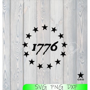 Union 13 Stars Betsy Ross US Flag USA United States of America 1776 Patriotic Svg Dxf Png Eps Jpg Pdf