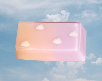 B-GRADE** Ready-to-ship pastel sunset gradient 2u resin keycap in OEM profile for Cherry/Gateron switches