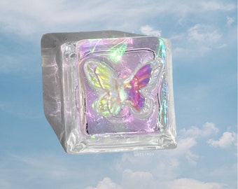 B-GRADE** Ready-to-ship iridescent 3D butterfly 1u keycaps in OEM profile for Cherry/Gateron switches