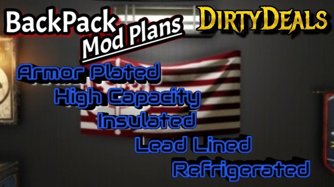 Fallout 76 Pc Backpack Plans Set Etsy