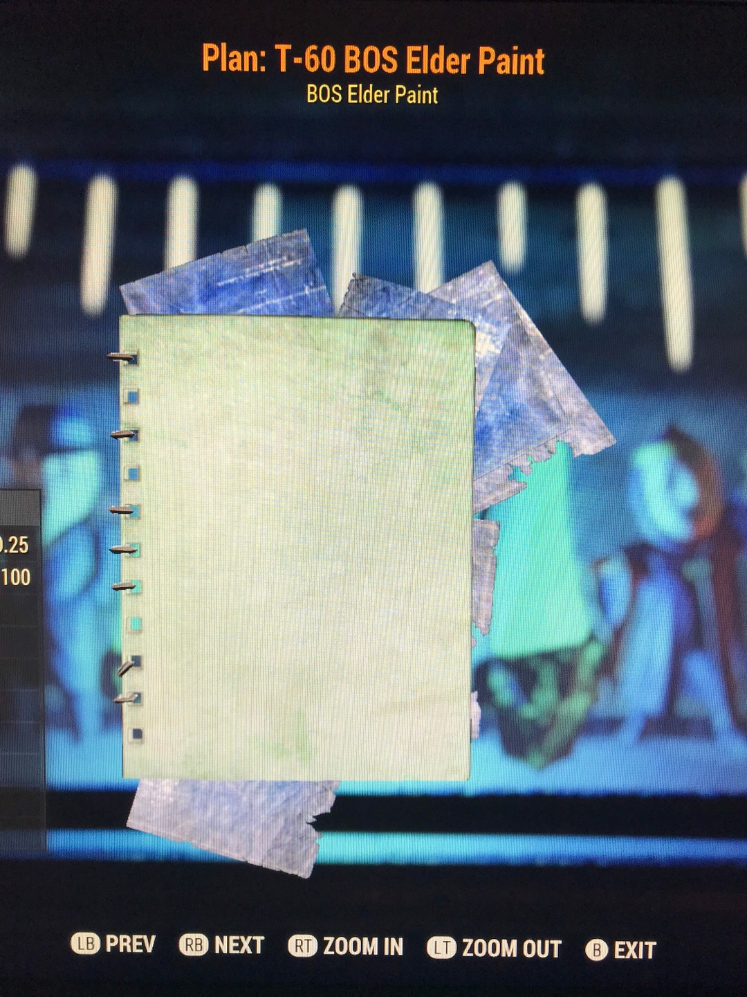 Fallout 76 Xbox T60 BOS Elder Power Armor Paint Etsy