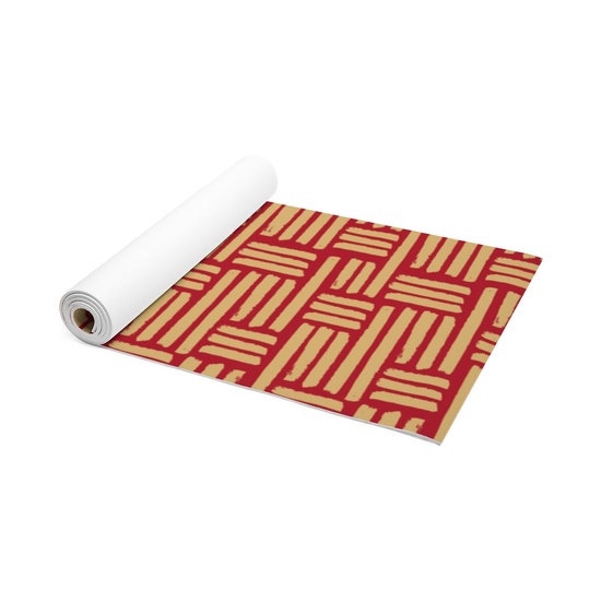 Tribal Print Aztec Boho Decor Foam Yoga Mat