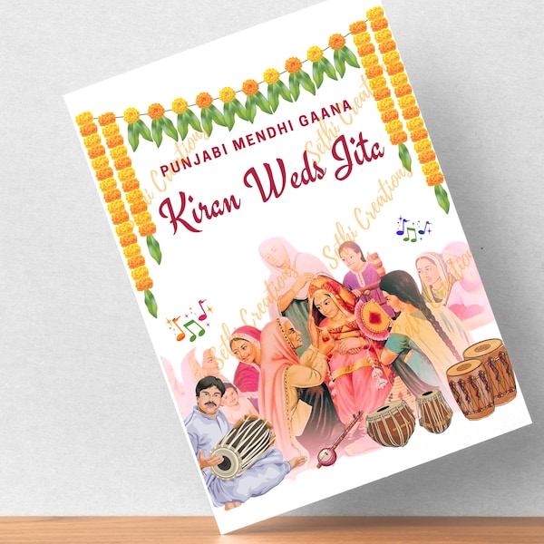 Punjabi Wedding Gaaney Booklet Vol 1