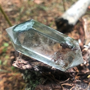 Scattered World Lodolite Double Terminated Garden Quartz