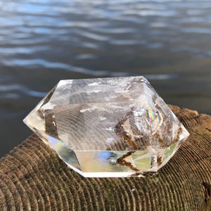 Rainbow Reflection Lodolite Landscape Double Terminated Garden Quartz
