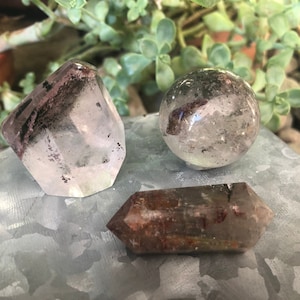 Garden Stroll Lodolite Garden Quartz Sphere