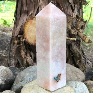 Bubble Gum Precious Pink Amethyst Spirit Connect Tower