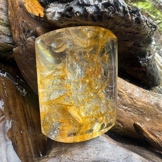 Glorious Golden Healer Heavenly Hematoid Polished Semi Precious