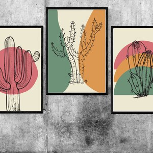 Cactus wall art print