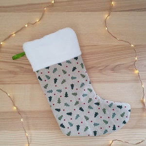 Personalized Christmas sock sapins