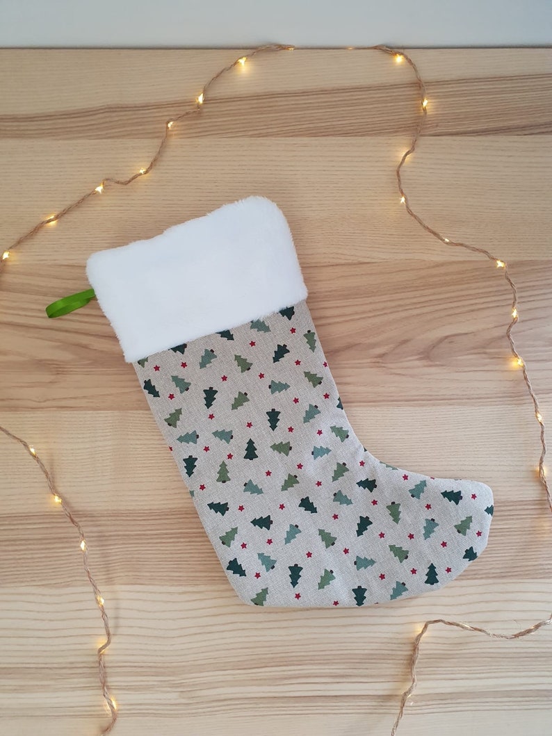 Personalized Christmas sock sapins