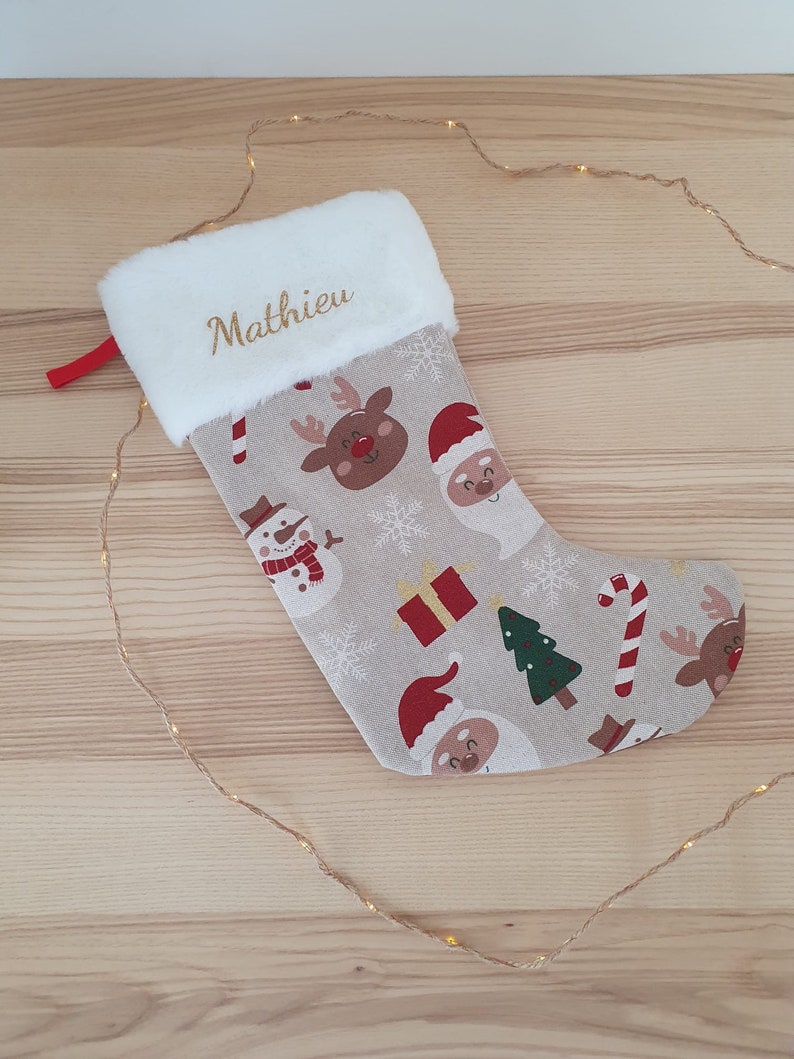 Personalized Christmas sock Mathieu