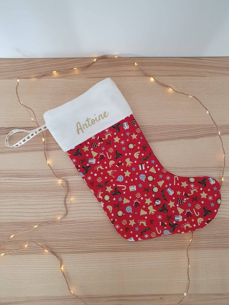 Personalized Christmas sock Antoine