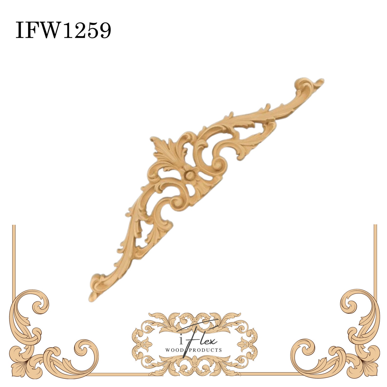 Heat Bendable Wood You Bend Moulding Pliable Embellishment Ifw 1259